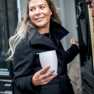 德國 koziol 附蓋微笑咖啡杯 │ 400ml  / 共4色