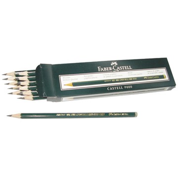 FABER-CASTELL 輝柏 9000 鉛筆  B型  12支  1盒