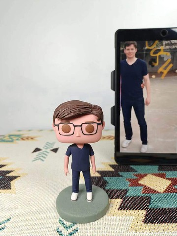 【客製化3D人像公仔】訂製手工Funko Pop男生朋友老公生日禮物