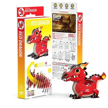 EUGY 3D坑紙拼圖 - 085 紅龍