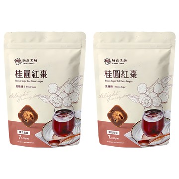 糖鼎 桂圓紅棗黑糖磚  30g  7顆  2袋