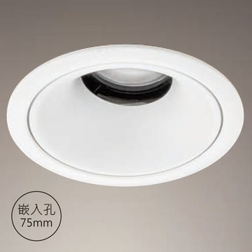 【崁入孔7.5公分】12W 防眩崁燈 F85-09-K4929B