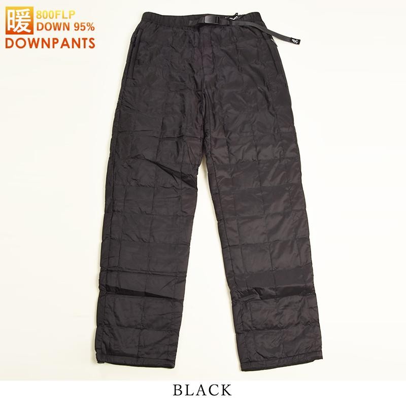 新品　Gramicci × TAION /グラミチ × タイオン コラボレーション　G3FU-P103-TG DOWN PANT / ダウンパンツ　ブラック　M 防寒 楽天市場】グラミチ×タイオン Gramicci×TAION G3FU-P103-TG