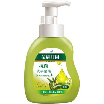 茶樹莊園 茶樹抗菌洗手幕斯 500g