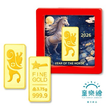 【AOKI青木】 1台錢幸運貔貅luckystar黃金金塊金條(鎮宅、避邪、化煞、轉運、增財)