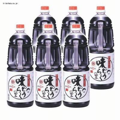 東北醤油 【6本】万能つゆ 味どうらくの里 1.8L 【プラザマーケット】