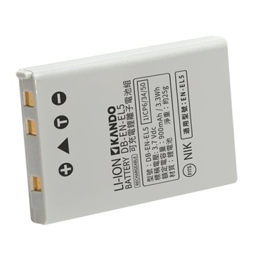 Kando EN-EL5 鋰電池 適用Nikon 相機電池 Kamera 佳美能 副廠電池