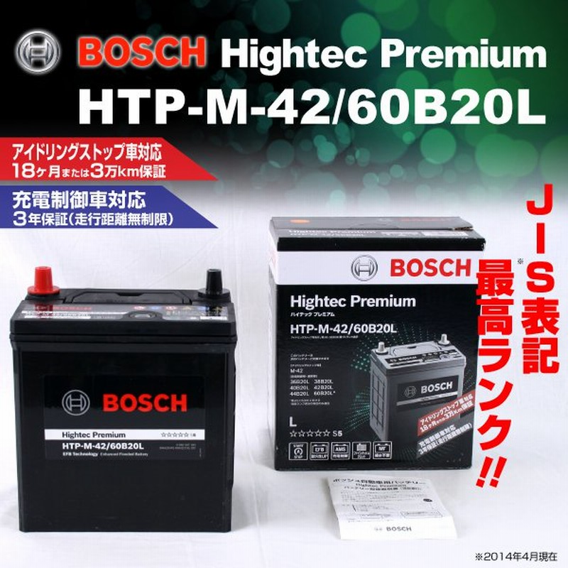 Bosch ハイテックプレミアムバッテリー Htp M 42 60bl スズキ アルト Ha24 04年9月 09年12月 新品 最高品質 通販 Lineポイント最大get Lineショッピング