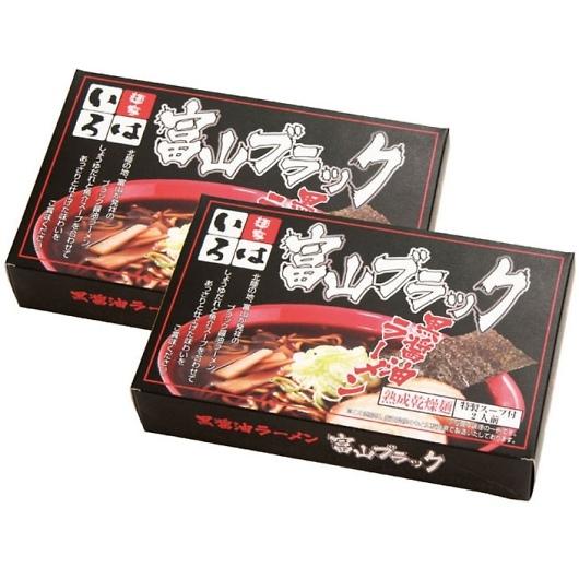 富山ブラック「いろは」醤油4食 ACL-16×2