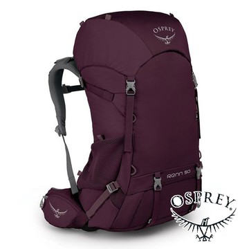 【美國 OSPREY】Renn 50透氣登山背包50L『極光紫』10001767 背包.健行.多口袋.出國旅行.旅遊.登山.露營.戶外