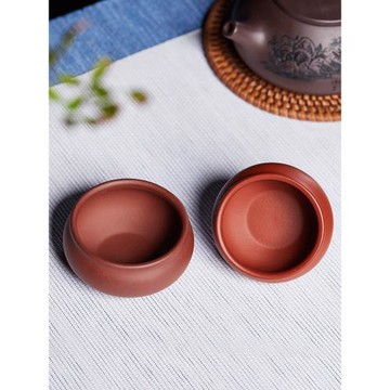 尊壺宜興紫砂品茗杯手工原礦大紅袍功夫茶杯主人杯小茶碗茶具套裝