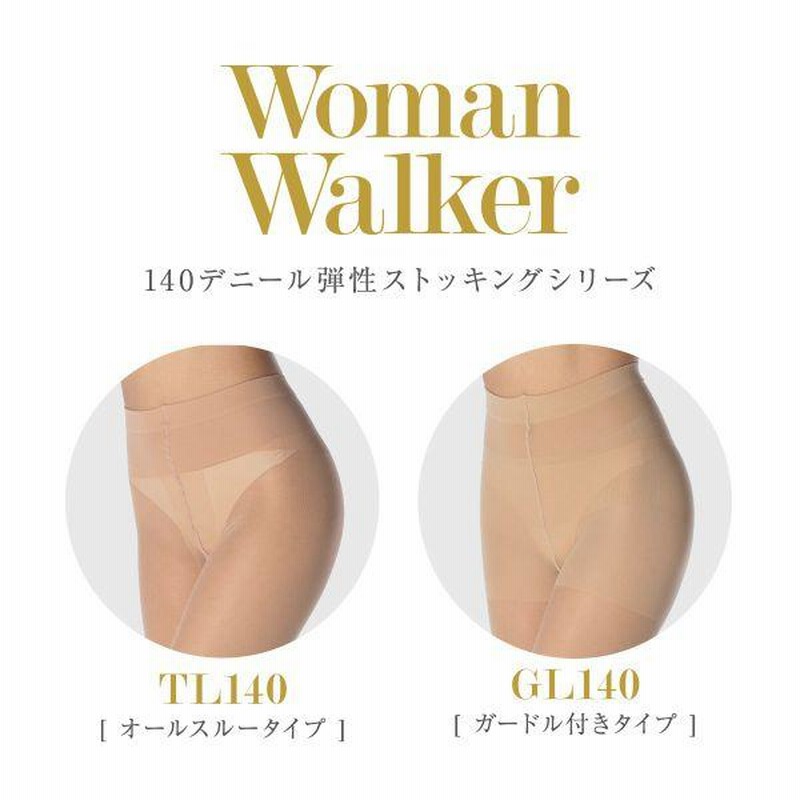 kaiko⭐︎⭐︎　シャンデール　ガードル５点　ストッキング4点セット 黄金比の着圧 WomanWalker ガードル付き キツくない弾性