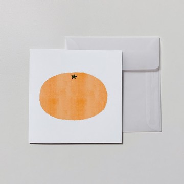 水果迷你卡片 – 橘子