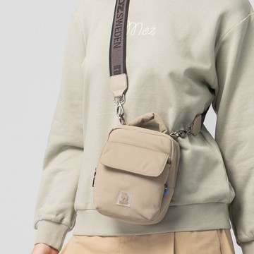 moz瑞典 駝鹿 防潑水 雲朵 吐司包(卡其綠)