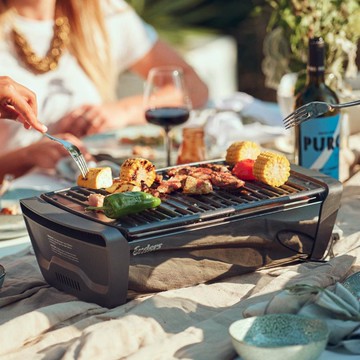 Aurora Mirror 極鏡/鑄鐵烤盤 桌面式木炭烤肉爐 -鏡面黑 鏡面黑