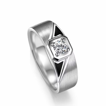 目不轉睛 GIA 30分 鑽石 男戒