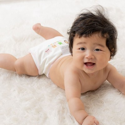 おむつカバー オムツカバー 布おむつ 50cm 60cm 70cm フリー 白 ピンク 
