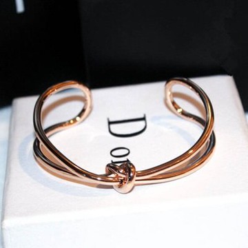 玫瑰金純銀手環 手鍊 -簡單個性纏繞設計七夕情人節禮物女飾品73jq16【獨家進口】【米蘭精品】