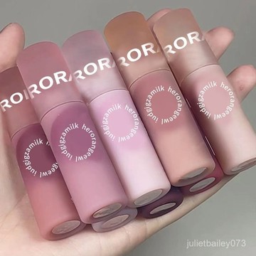 ♡ 𝑪𝒉𝒊𝒄 𝒖 ♡初春色係~低飽和僞素顔脣霜雨後薔薇脣泥奶霜質地啞光絲絨脣釉
