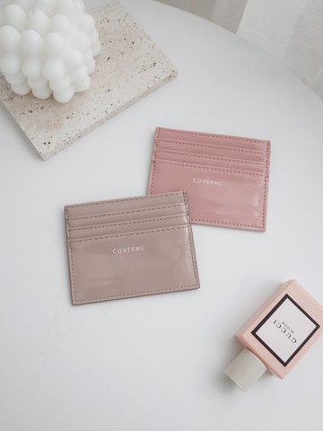 【COVERME】 006 簡約漆皮卡夾