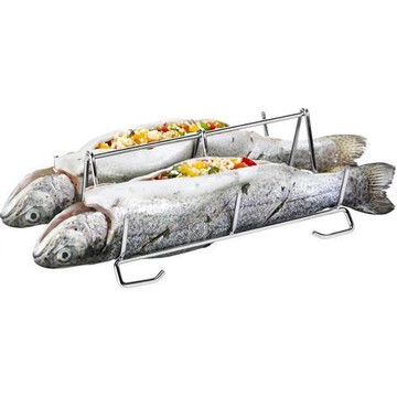 《TESCOMA》雙格鮮魚濾油烤架