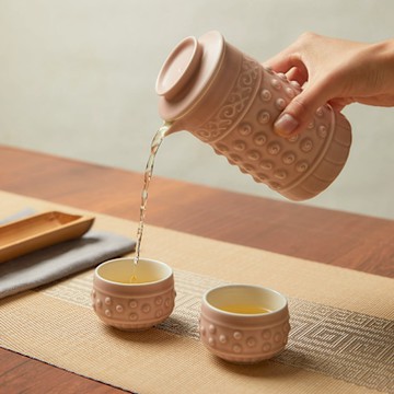 乾唐軒活瓷 -乾坤泡茶器 / 一壺+二杯 / 4色