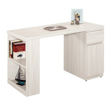 文創集 萊格4尺單門單抽書桌-120x56x75cm免組