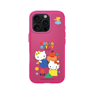 iPhone 16 Pro Clear 粉漾桃 - 三麗鷗-Hello Kitty - 堆積木時間