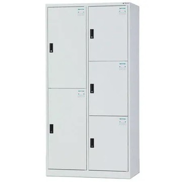 灰 HAPPYHOME~免組裝~多用途3x6尺鋼製5格置物櫃HDF-BL-2505A