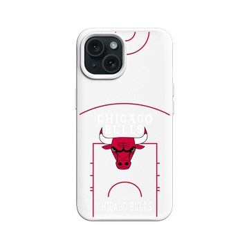 iPhone 15 SolidX 白 - NBA - 球場系列-芝加哥公牛 Chicago Bulls - Court