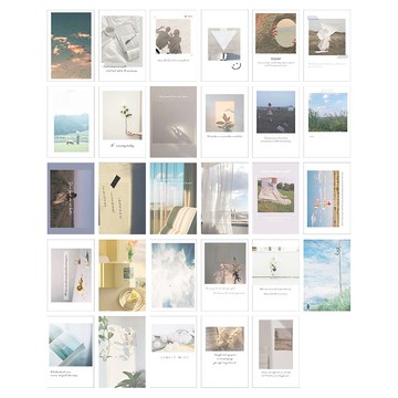 室內裝飾拍立得明信片29款組  多色  1set