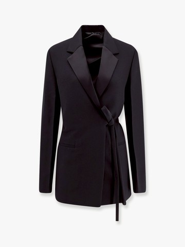 Blazer with knot detail - TOTEME - gender_Woman