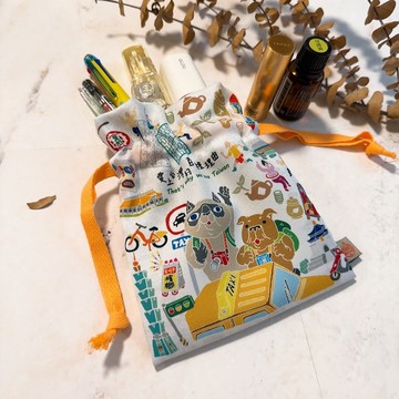 台灣旅遊束口袋