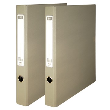 Midas A4 50頁透明文件夾  2個  灰色