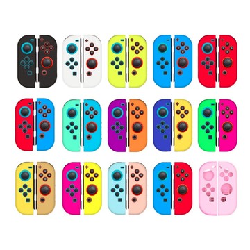 【電玩批發商】NS Switch 配件 進口精品 JOYCON 矽膠套 手把套 搖桿套 保護套 硅膠套 果凍套 手柄