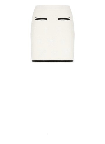 self-portrait Cotton Mini Skirt