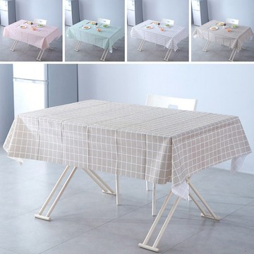 桌布防水防燙防油免洗茶幾餐桌布網紅pvc歐式棉麻小清新布藝
