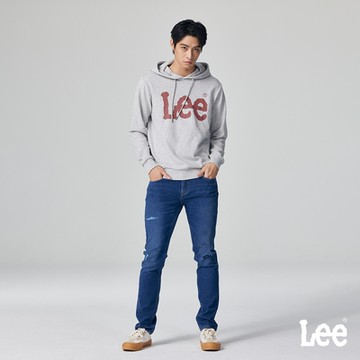 Lee 男款 706 低腰修身窄管牛仔褲 中藍洗水｜Modern