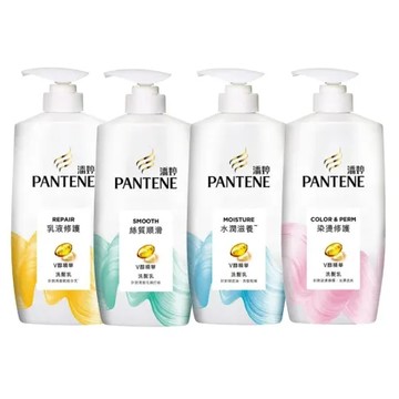 PANTENE潘婷洗髮乳700g 2入組 (乳液修護/水潤滋養/絲質順滑/染燙修護) 