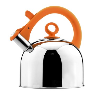 ZEBRA THAILAND Image形象粉彩笛音壺 時尚彩色設計 安全舒適尼龍手柄  橘色  3.5L  1個