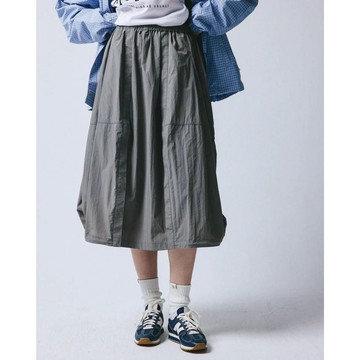 A[S]USL NYLON BALLOON SKIRT / ASUSL 日系 寬鬆 尼龍 防潑水 工裝裙