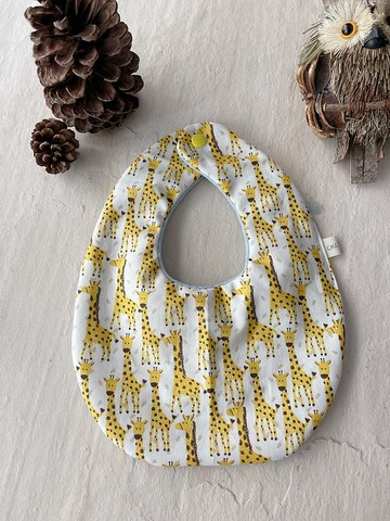 吉拉芙的兜     手工純棉六層紗水滴圍兜/可雙面用