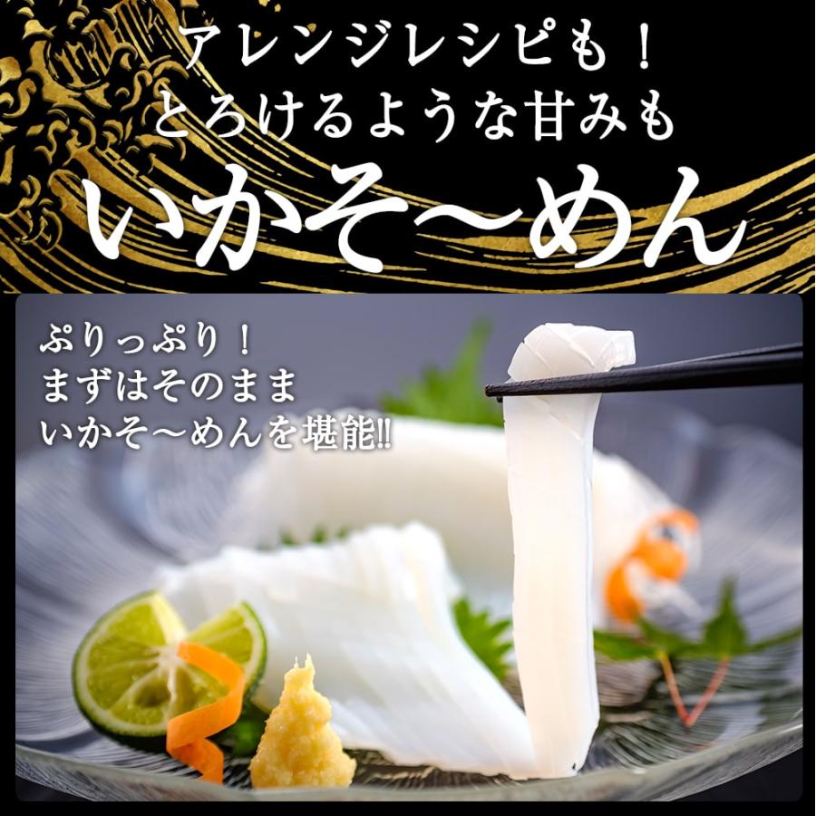 新鮮 いかそ〜めん 200g×3パック