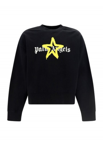 Palm Angels - Star Sweatshirt - Mens - Black