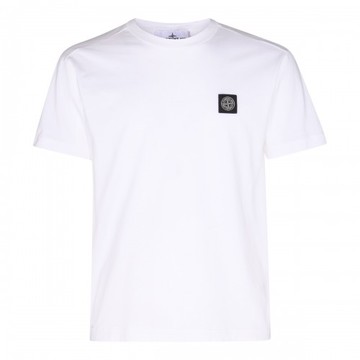 Stone Island - White Cotton T-shirt S