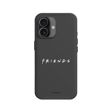 iPhone 17 SolidX 黑 - Friends - 六人行Logo(白）