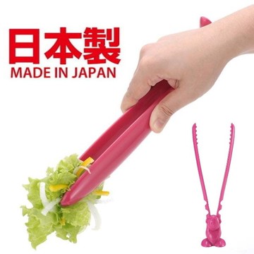 asdfkitty*日本製 CAKELAND 可站立食物夾/沙拉夾/麵包夾/分食夾-日本正版商品