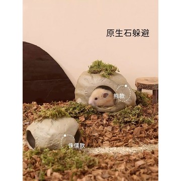 【MIUJIA】 粗陶鼠窩 倉鼠熊鼠 黃金侏儒 造景用品 倉鼠家具 倉鼠窩 倉鼠躲避 倉鼠用品 倉鼠房子 倉鼠小屋 消暑