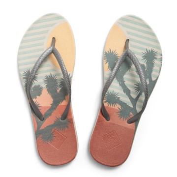 【零碼最後優惠499】美國時尚休閒人字拖鞋 / 夾腳拖鞋 / 女鞋 / 熱帶夕陽 US 8