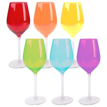 《EXCELSA》彩晶紅酒杯6入-500ml-- 調酒杯 雞尾酒杯 白酒杯